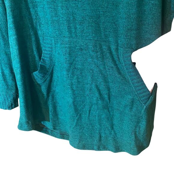 Torrid Super Soft Plush Cowl Neck Tunic Green Size 2X NWT holiday cozy preppy - Picture 4 of 6